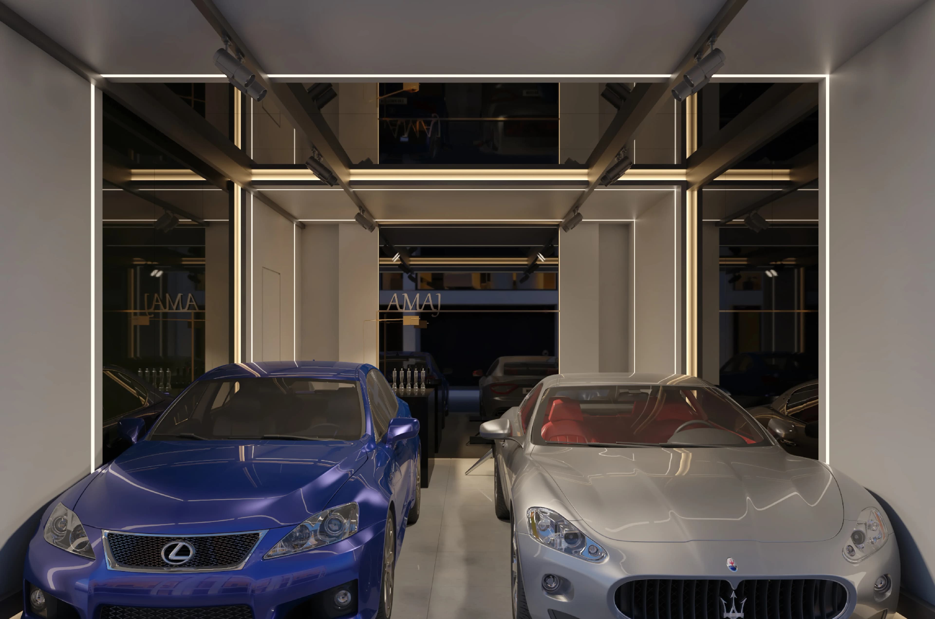 Amaj Auto Showroom — design 2